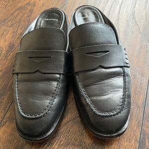 Aquatalia Italian leather mules size 8
